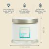 image:imagePartyLite 3Wick Jar Candle Highly Fragranced Clean Burning Glass Candle 2545 Hours Burn Time Almond Pear TartAlmond Pear Tart