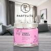 image:imagePartyLite 3Wick Jar Candle Highly Fragranced Clean Burning Glass Candle 2545 Hours Burn Time Almond Pear TartCherry Blossom