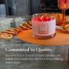 image:imagePartyLite 3Wick Jar Candle Highly Fragranced Clean Burning Glass Candle 2545 Hours Burn Time Almond Pear TartClementine Garland