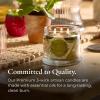 image:imagePartyLite 3Wick Jar Candle Highly Fragranced Clean Burning Glass Candle 2545 Hours Burn Time Almond Pear TartFarm Fresh Herbs