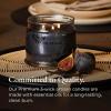 image:imagePartyLite 3Wick Jar Candle Highly Fragranced Clean Burning Glass Candle 2545 Hours Burn Time Almond Pear TartFig Fatale
