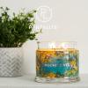 image:imagePartyLite 3Wick Jar Candle Highly Fragranced Clean Burning Glass Candle 2545 Hours Burn Time Almond Pear TartMoonflower