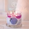 image:imagePartyLite Fig Fatale Scented Notes of Apricot Green Fig Peach Mango Strawberry and Vanilla132oz 3Wick Jar Candle 45 Hour Burn Time Luxurious Fragrance Perfect for GiftingSnowflakes  Cotton