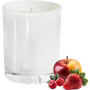image:imagePartyLite Fig Fatale Scented Escential Jar Candle with Notes of Apricot Green Fig Peach Mango Strawberry and Vanilla 775oz 1Wick Aromatherapy Reusable Glass Jar 50 Hour Burn TimeIced Snowberries