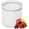 image:imagePartyLite GloLite Iced Snowberries Scented Notes of Apple Cranberry Peach Strawberry Vanilla amp Musk 2Wick Jar Candle 60 Hour Burn Time Worlds Brightest CandleIced Snowberries
