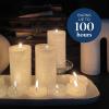 image:imagePartyLite GloLite SunKissed Linen Scented Notes of Jasmine Musk Lily Water Flowers amp Citrus Pillar Candle 100 Hour Burn Time Worlds Brightest CandleSunKissed Linen