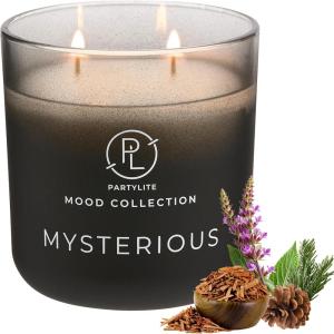 image:imagePartyLite Optimistic Scented with Notes of Sparkling Mandarin amp Tart Lemon 141oz 2Wick Ombre Jar Candle 2448 Hour Burn Time Part of the Mood Collection Refreshing Tropical Perfect for GiftingMysterious