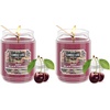image:imageCANDLELITE Juicy Watermelon Slice 3Wick Candles 10 oz Jar RedJuicy Black Cherries