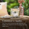 image:imagePartyLite 3Wick Jar Candle Highly Fragranced Clean Burning Glass Candle 2545 Hours Burn Time Almond Pear TartMarshmallow Vanilla