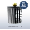 image:imagePartyLite Black Anise Monochrome Jar Candle  Modern Black amp White Design Bold Scent of Anise Peppercorn Vetiver amp Patchouli 4060 Hours Burn Time