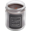 image:imagePartyLite Rugged Spirit Wooden Wick Jar Candle  Leather Musk 4050 Hour Burn Crackling Wick Masculine Scented Candles for Men  Leather Sandalwood Rose amp Bergamot
