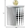 image:imagePartyLite White Clove Monochrome Jar Candle  Modern Black amp White Design Mandarin Matcha Shiso Leaf White Clove Amber amp Hazelnut Wood Scent 4060 Hours Burn Time
