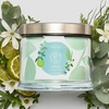 image:imagePartyLite 3Wick Jar Candle Highly Fragranced Clean Burning Glass Candle 2545 Hours Burn Time Almond Pear TartSeagrass Eucalyptus