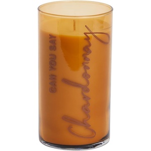 image:imagePartyLite Can You Say Chardonnay Jar Candle  130140 Hour Burn TimeWineInspired Scent Green Apple Peach Pineapple Honey Nectar Fragrance Colorful Wax
