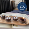 image:imagePartyLite Set of 12 Tea Lights Candles Creamy Rose Petals and Sweet Orange Flower Scent Aromatherapy Scented Candles Gift Set Up to 4 to 6 Hours Burn TimeTamboti Woods