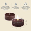 image:imagePartyLite Set of 12 Tea Lights Candles Sweet Vanilla and Buttered Sugar Caramel Scent Aromatherapy Scented Candles Gift Set Up to 4 to 6 Hours Burn TimeTamboti Woods