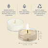 image:imagePartyLite Set of 12 Tea Lights Candles Sweet Vanilla and Buttered Sugar Caramel Scent Aromatherapy Scented Candles Gift Set Up to 4 to 6 Hours Burn TimeMarshmallow