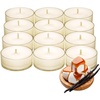 image:imagePartyLite Set of 12 Tea Lights Candles Sweet Vanilla and Buttered Sugar Caramel Scent Aromatherapy Scented Candles Gift Set Up to 4 to 6 Hours Burn TimeMarshmallow
