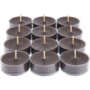 image:imagePartyLite Set of 12 Tea Lights Candles Ebony Oud Scent Aromatherapy Scented Candles Gift Set Up to 4 to 6 Hours Burn Time