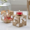 image:imagePartyLite Golden Square Votive Candle Holder SetPair