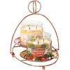 image:imagePartyLite Mix amp Mingle Double Candle Jar Holder Copper