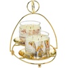 image:imagePartyLite Mix amp Mingle Double Candle Jar Holder Gold
