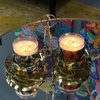 image:imagePartyLite Mix amp Mingle Double Candle Jar Holder Gold