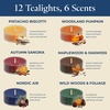 image:imagePartyLite Set of 12 Tea Lights Sampler Candles Aromatherapy Cozy Cabin Life Scented Candles Gift Set Up to 4 to 6 Hours Burn Time