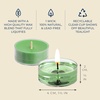 image:imagePartyLite Tea Lights Sampler Wildflower and Grass with Coconut Scented Candles Gift Set of 12 Aromatherapy with up to 4 to 6 Hours Burn Time Ideal for Home Decor Holiday Gifting and Celebration