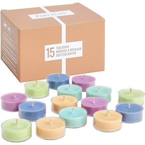 image:imagePartyLite Set of 15 Tea Lights Sampler Candles Aromatherapy Spring Chic Scented Candles Gift Set Up to 4 to 6 Hours Burn Time