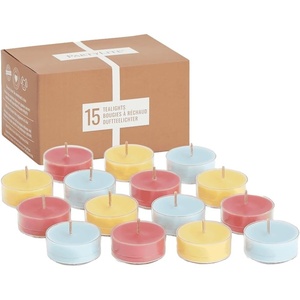 image:imagePartyLite Set of 15 Tea Lights Sampler Candles Aromatherapy Summer Love Scented Candles Gift Set Up to 4 to 6 Hours Burn Time