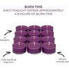 image:imagePartyLite After Dark Set of 12 Tea Lights Candles Velvet Plum Scent Aromatherapy Scented Candles Gift Set Up to 4 to 6 Hours Burn Time