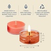 image:imagePartyLite Set of 12 Tea Lights Candles Grapefruit amp Rosemary Scent Aromatherapy Scented Candles Gift Set Up to 4 to 6 Hours Burn Time