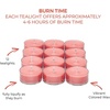 image:imagePartyLite Set of 12 Tea Lights Candles Rose Vetiver Scent Aromatherapy Scented Candles Gift Set Up to 4 to 6 Hours Burn Time