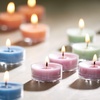 image:imagePartyLite Set of 12 Tea Lights Candles Strawberry Kiwi Scent Aromatherapy Scented Candles Gift Set Up to 4 to 6 Hours Burn Time