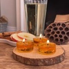 image:imagePartyLite Set of 12 Tea Lights Candles Sweet Apple Cider amp Cinnamon Scent Aromatherapy Scented Candles Gift Set Up to 4 to 6 Hours Burn Time