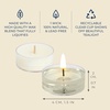 image:imagePartyLite Tea Lights Candles Crisp Linens with Jasmine and Lily Scent Gift Set of 12 Aromatherapy with up to 4 to 6 Hours Burn Time Ideal for Home Decor Holiday Gifting amp Celebration