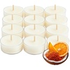 image:imagePartyLite Set of 12 Tea Lights Candles Creamy Coconut Milk with Orange Flower Scent Aromatherapy Scented Candles Gift Set Up to 4 to 6 Hours Burn Time
