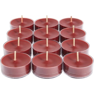 image:imagePartyLite Set of 12 Tea Lights Candles Black Cherry and Deep Plum Scent Aromatherapy Scented Candles Gift Set Up to 4 to 6 Hours Burn Time