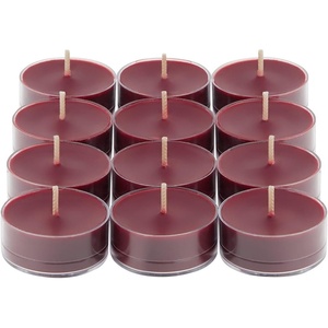 image:imagePartyLite Set of 12 Tea Lights Candles Deep Blue Grapes and Dark Red Berries Scent Aromatherapy Scented Candles Gift Set Up to 4 to 6 Hours Burn Time