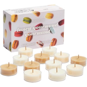 image:imagePartyLite Set of 12 Tea Lights Candles Fancy Gourmand Scent Aromatherapy Scented Candles Gift Set Up to 4 to 6 Hours Burn Time