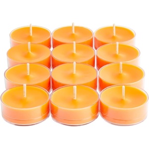 image:imagePartyLite Set of 12 Tea Lights Candles Pink Grapefruit amp Nectarine Scent Aromatherapy Scented Candles Gift Set Up to 4 to 6 Hours Burn Time