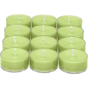 image:imagePartyLite Set of 12 Tea Lights Candles Strawberry Kiwi Scent Aromatherapy Scented Candles Gift Set Up to 4 to 6 Hours Burn Time