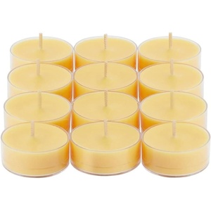 image:imagePartyLite Set of 12 Tea Lights Candles Sweet Apple Cider amp Cinnamon Scent Aromatherapy Scented Candles Gift Set Up to 4 to 6 Hours Burn Time