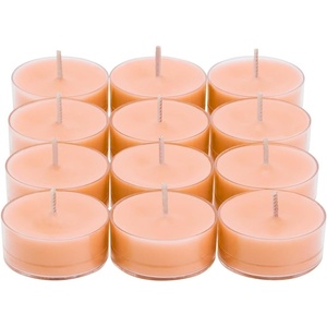 image:imagePartyLite Set of 12 Tea Lights Candles Sweet Peach and Orange Zest Scent Aromatherapy Scented Candles Gift Set Up to 4 to 6 Hours Burn Time