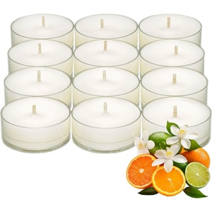 image:imagePartyLite Tea Lights Candles Crisp Linens with Jasmine and Lily Scent Gift Set of 12 Aromatherapy with up to 4 to 6 Hours Burn Time Ideal for Home Decor Holiday Gifting amp Celebration